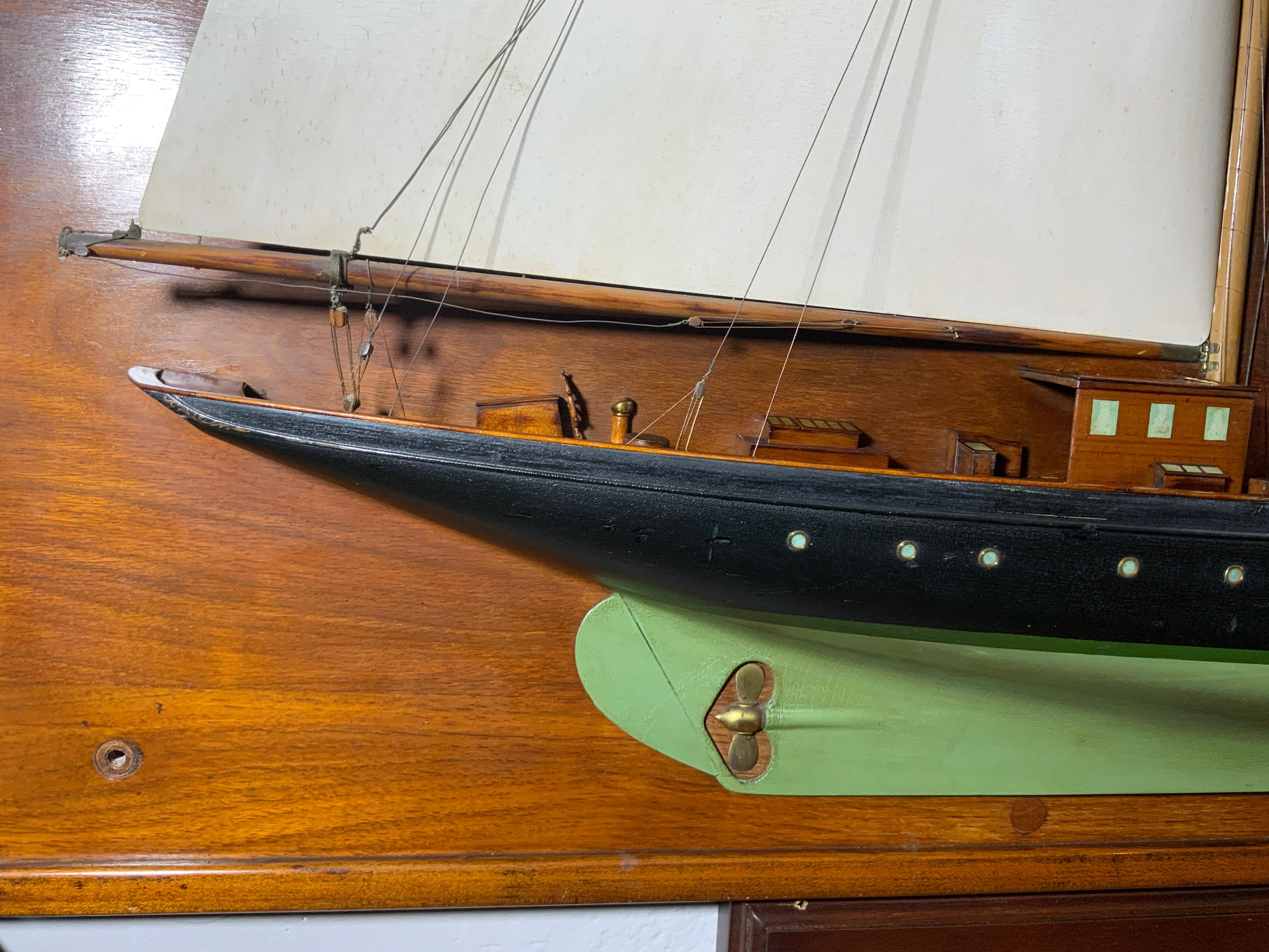 Builder’s Half Model of the Schooner Yacht Migrant For Sale 2