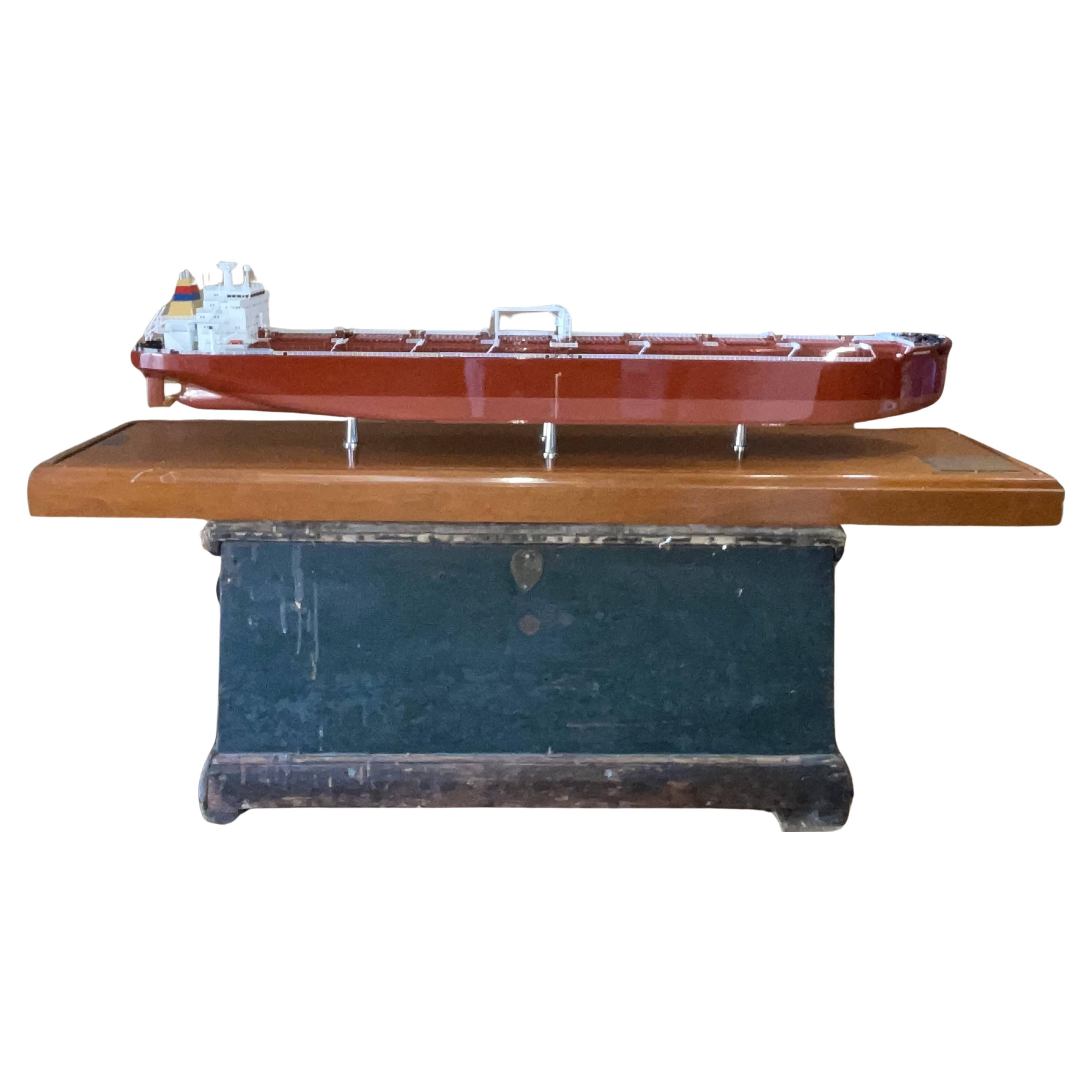 Builders Model of an Oil Tanker
