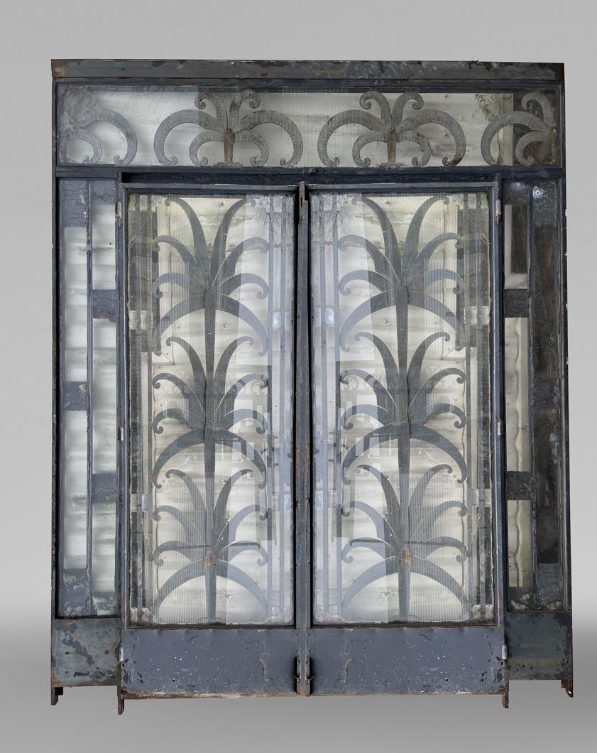 Armand Albert RATEAU (création) Baguès FRÈRES (exécution) double-porte Art déco For Sale 2
