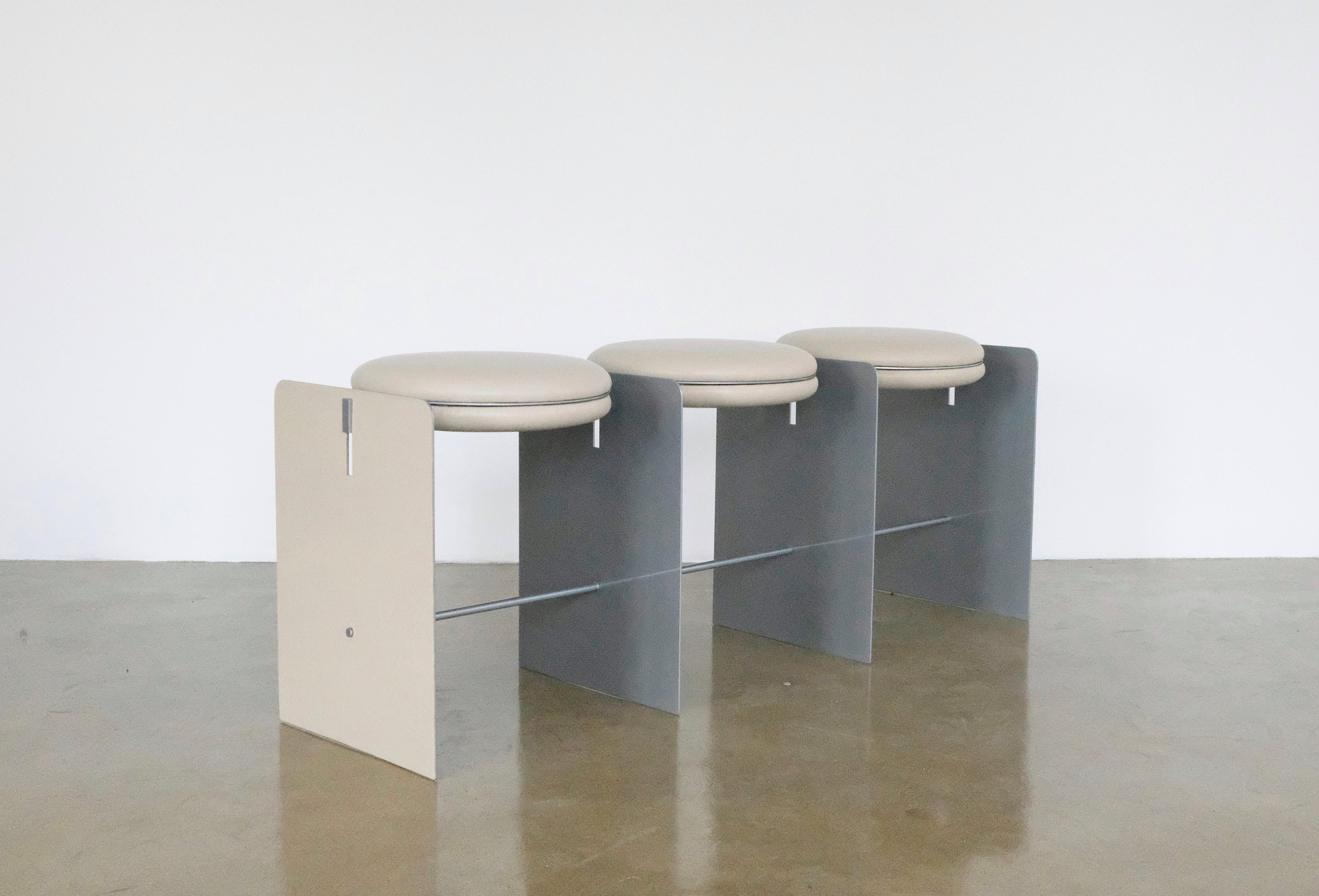 Building blocks bench by Jialun Xiong.
Dimensions: W 144.78 x D 43.18 x H 48.26 cm
Materials: Metal and Leather.



COM/COL option available. 
“I have an aptitude for exploring the nuances of infinite combination of materials. I’m always