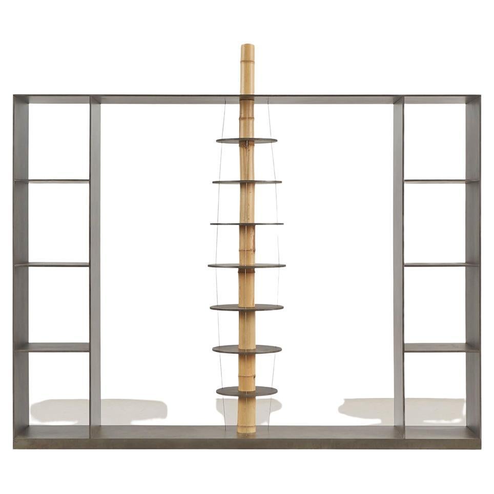 Andrea Branzi, Bamboo "Buildings 2" Cabinet For Sale