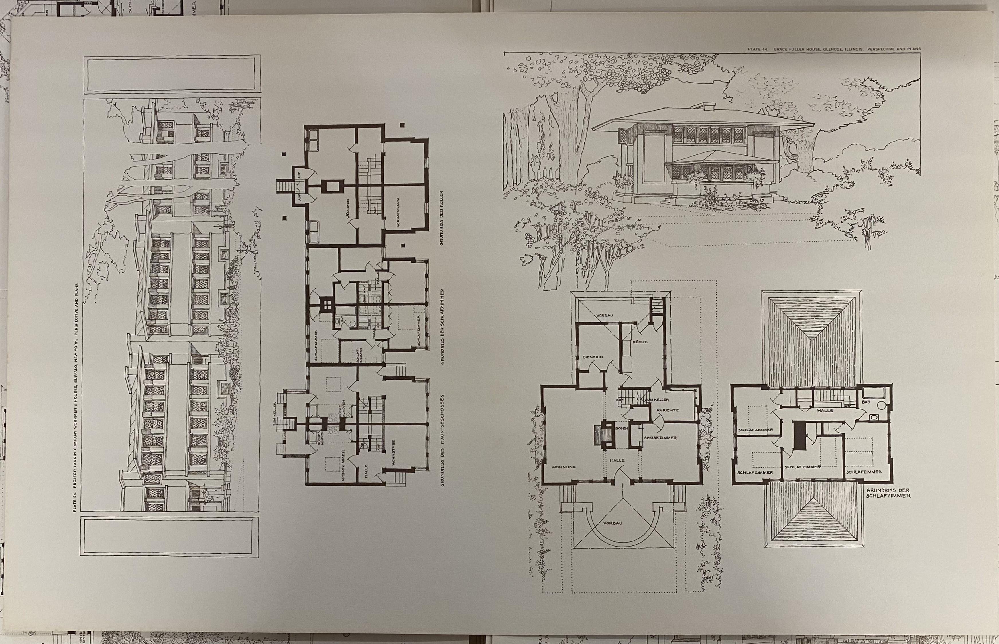Buildings Plans and Designs by Frank LLoyd Wright (Book) For Sale 6