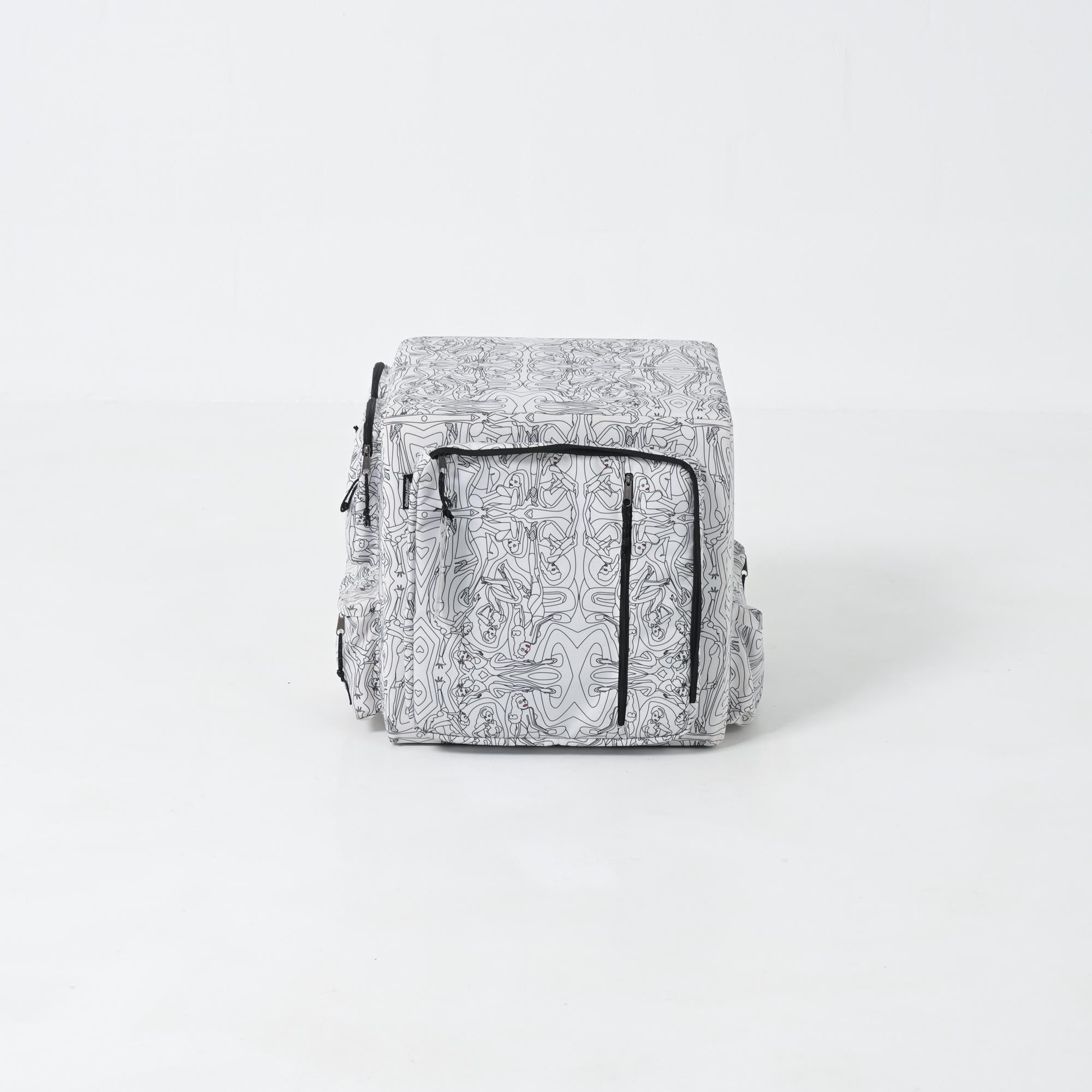 'Built to Resist' stool by Quinze & Milan for Eastpak 10/10 In Excellent Condition For Sale In Vlimmeren, BE