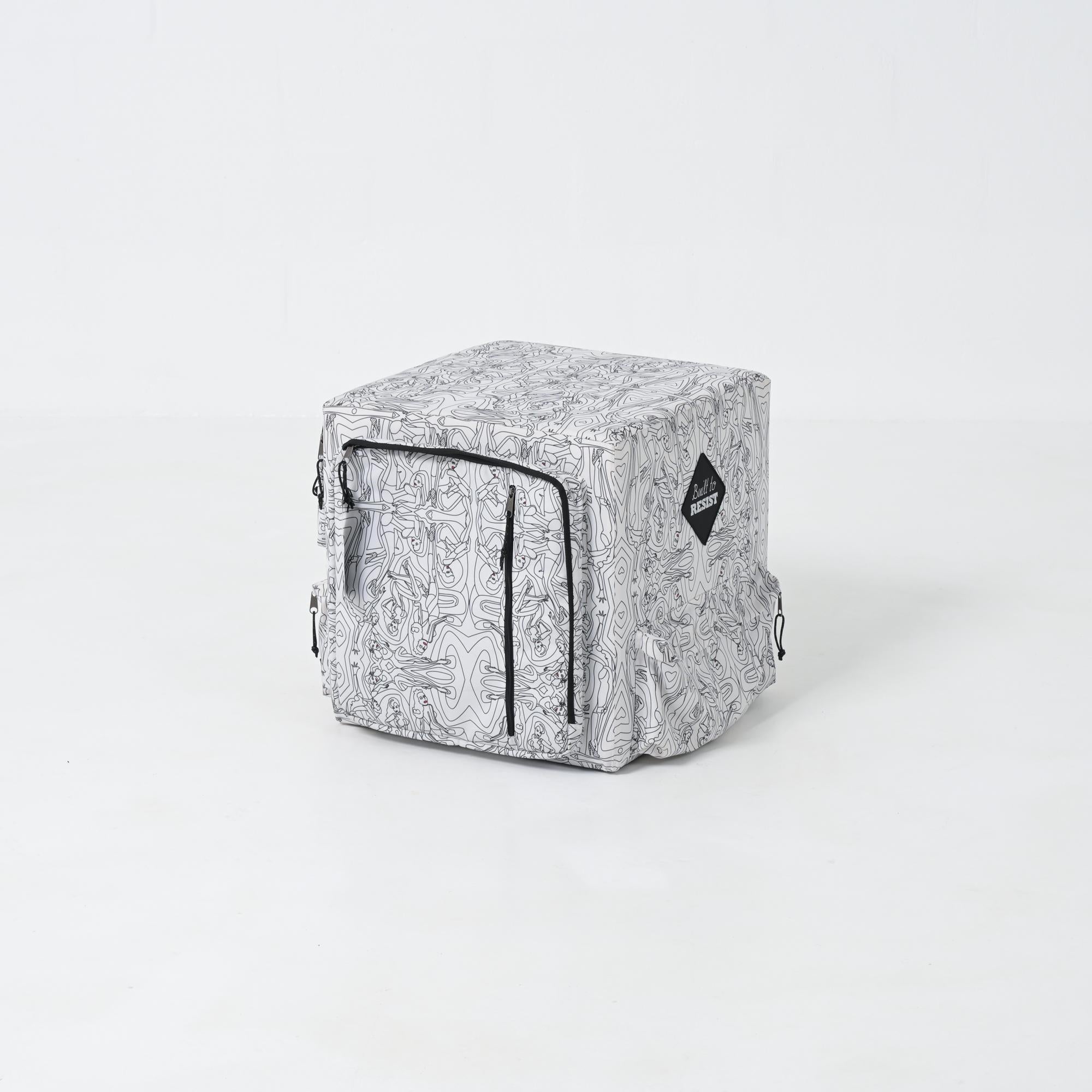 Polyester 'Built to Resist' stool by Quinze & Milan for Eastpak 10/10 For Sale
