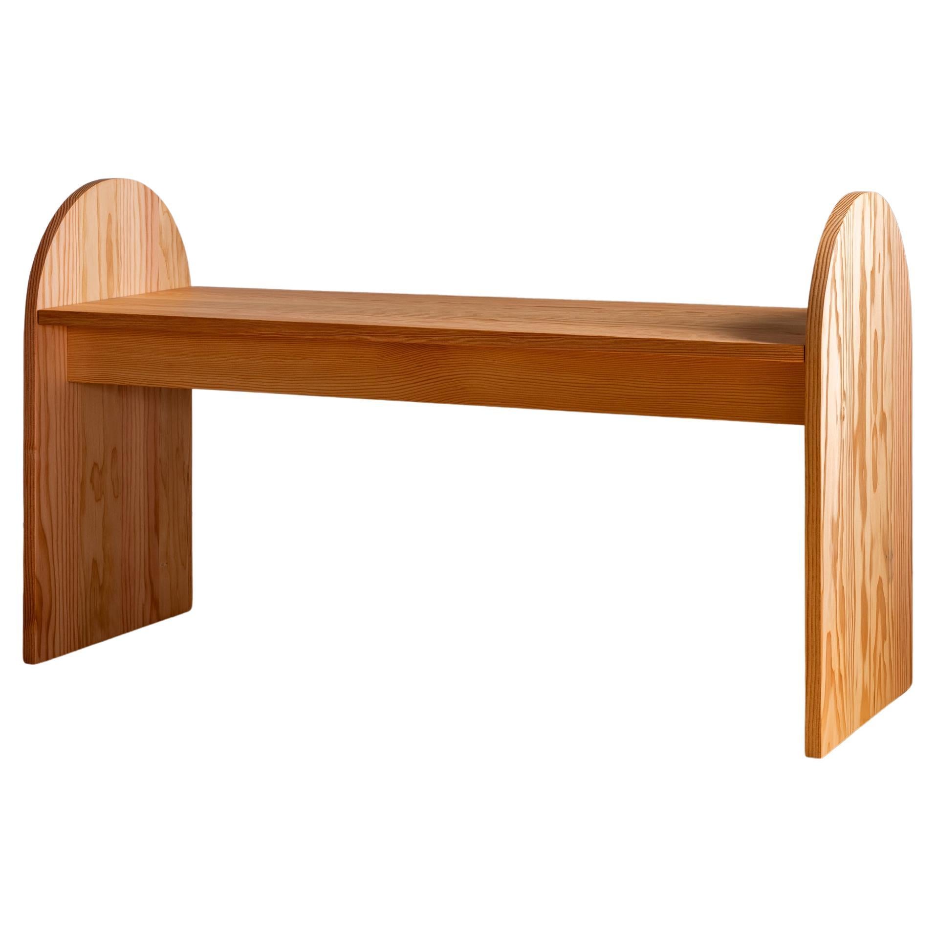 BUIS L Entry Bench - Handcrafted in Canada - Le Tenon & la Mortaise