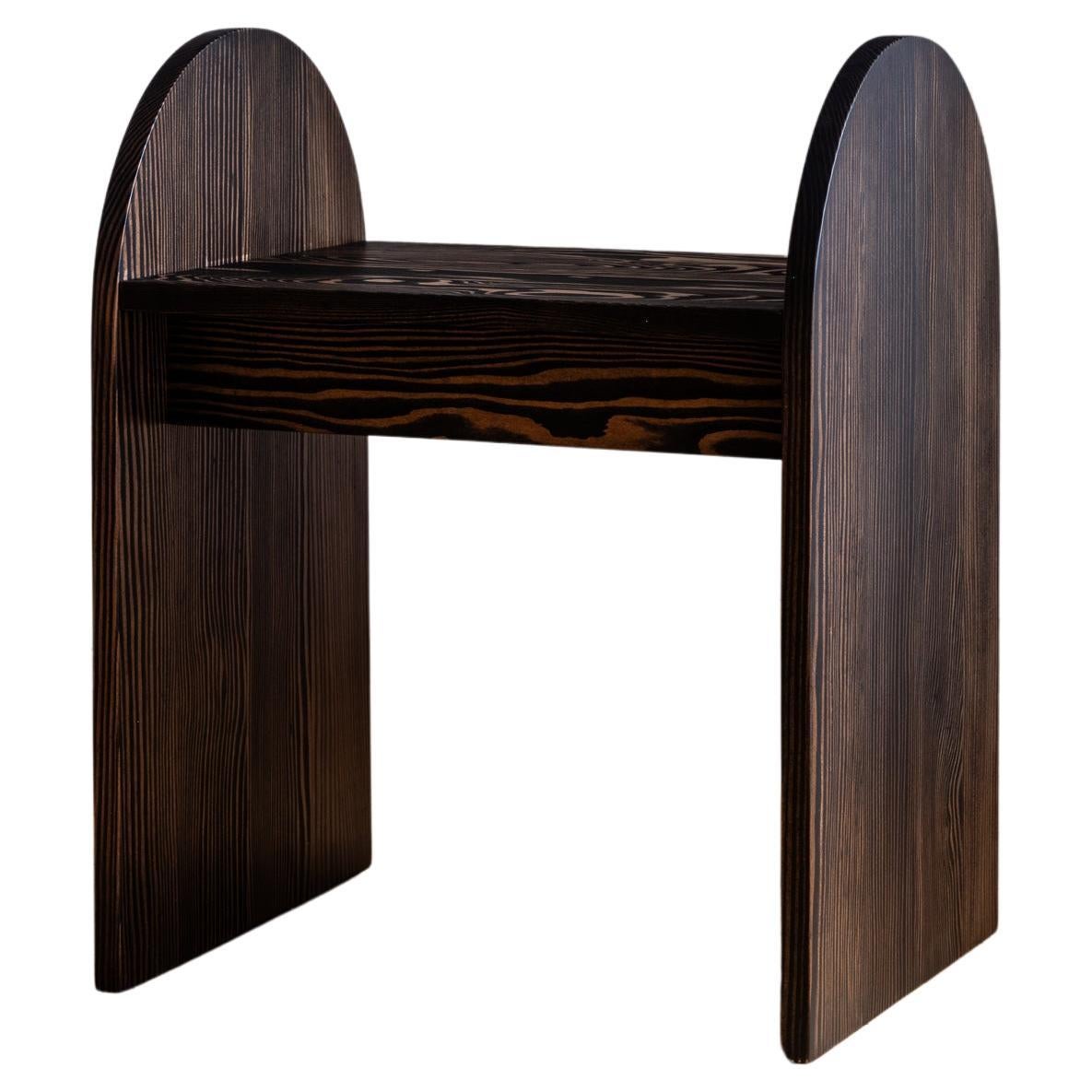 BUIS Stool & Side Table - Black - Handcrafted in Canada - Le Tenon & la Mortaise