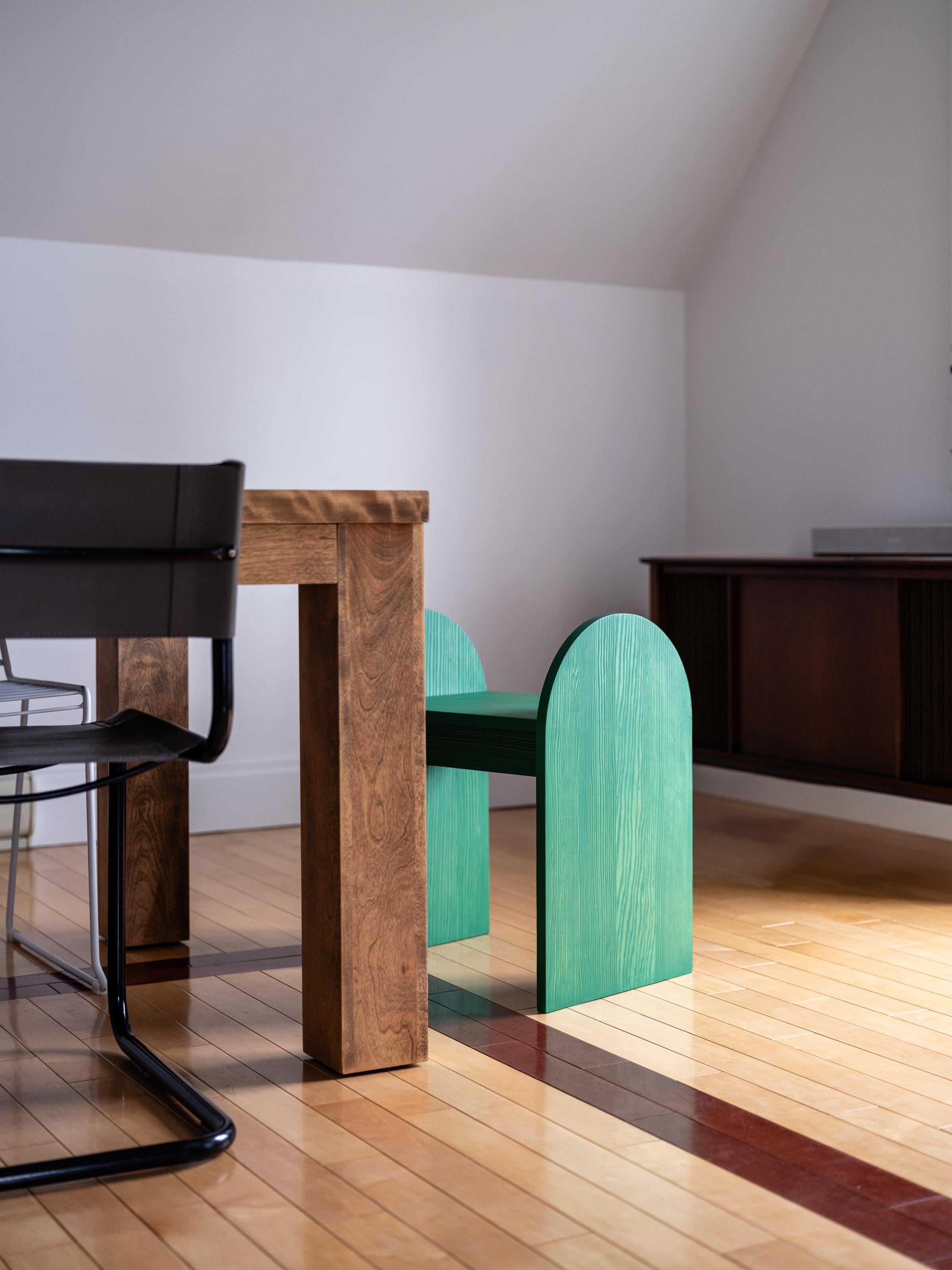 De Stijl BUIS Stool & Side Table - Handcrafted in Canada - Le Tenon & la Mortaise For Sale