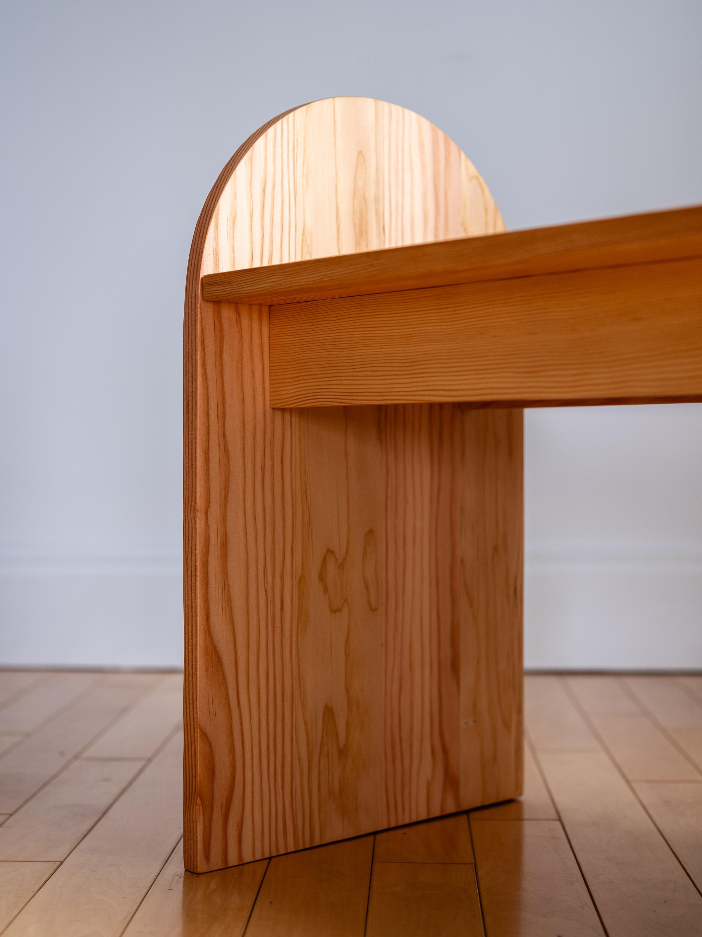 Oiled BUIS Stool & Side Table - Handcrafted in Canada - Le Tenon & la Mortaise For Sale