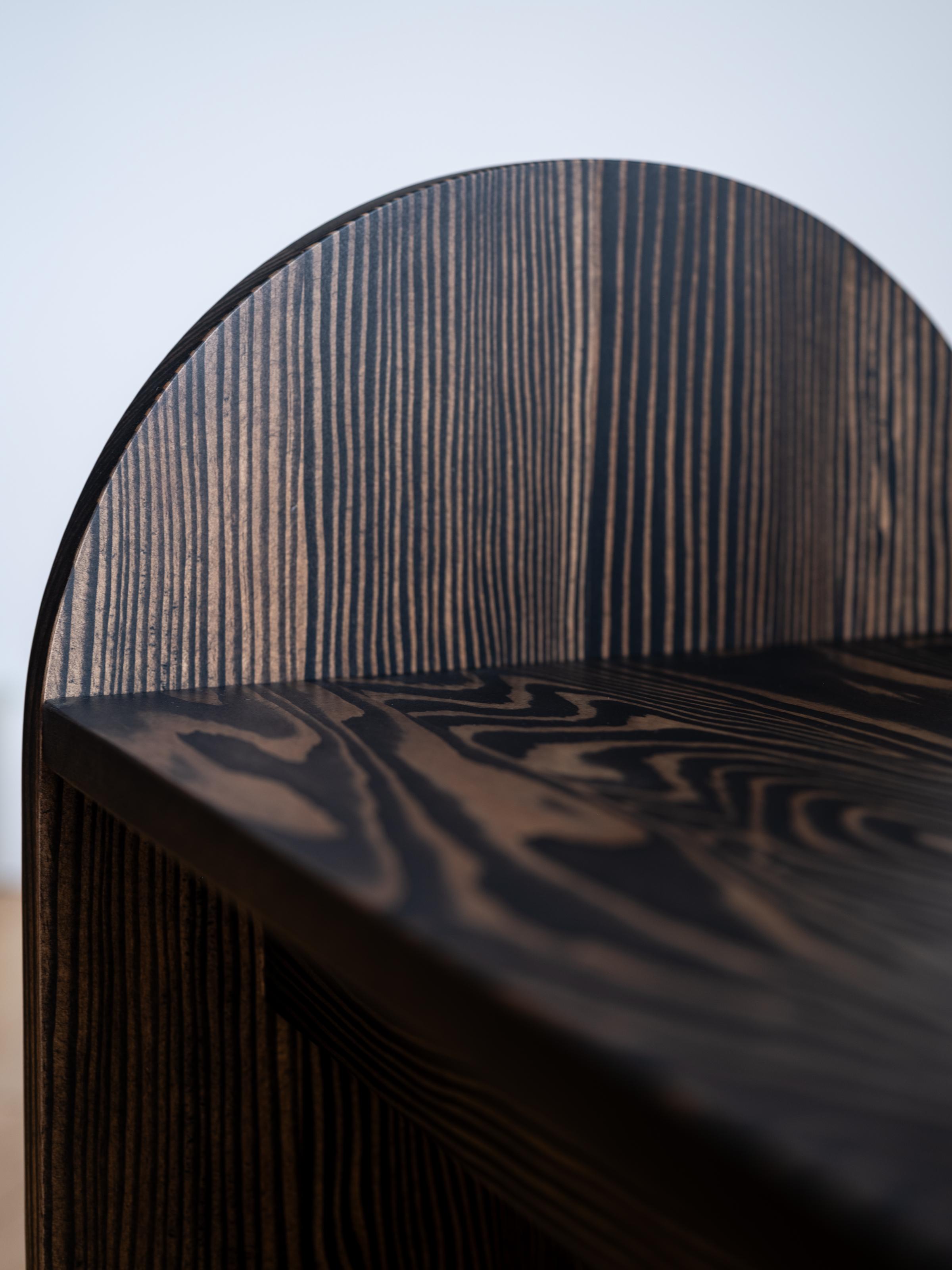 Contemporary BUIS Stool & Side Table - Handcrafted in Canada - Le Tenon & la Mortaise For Sale