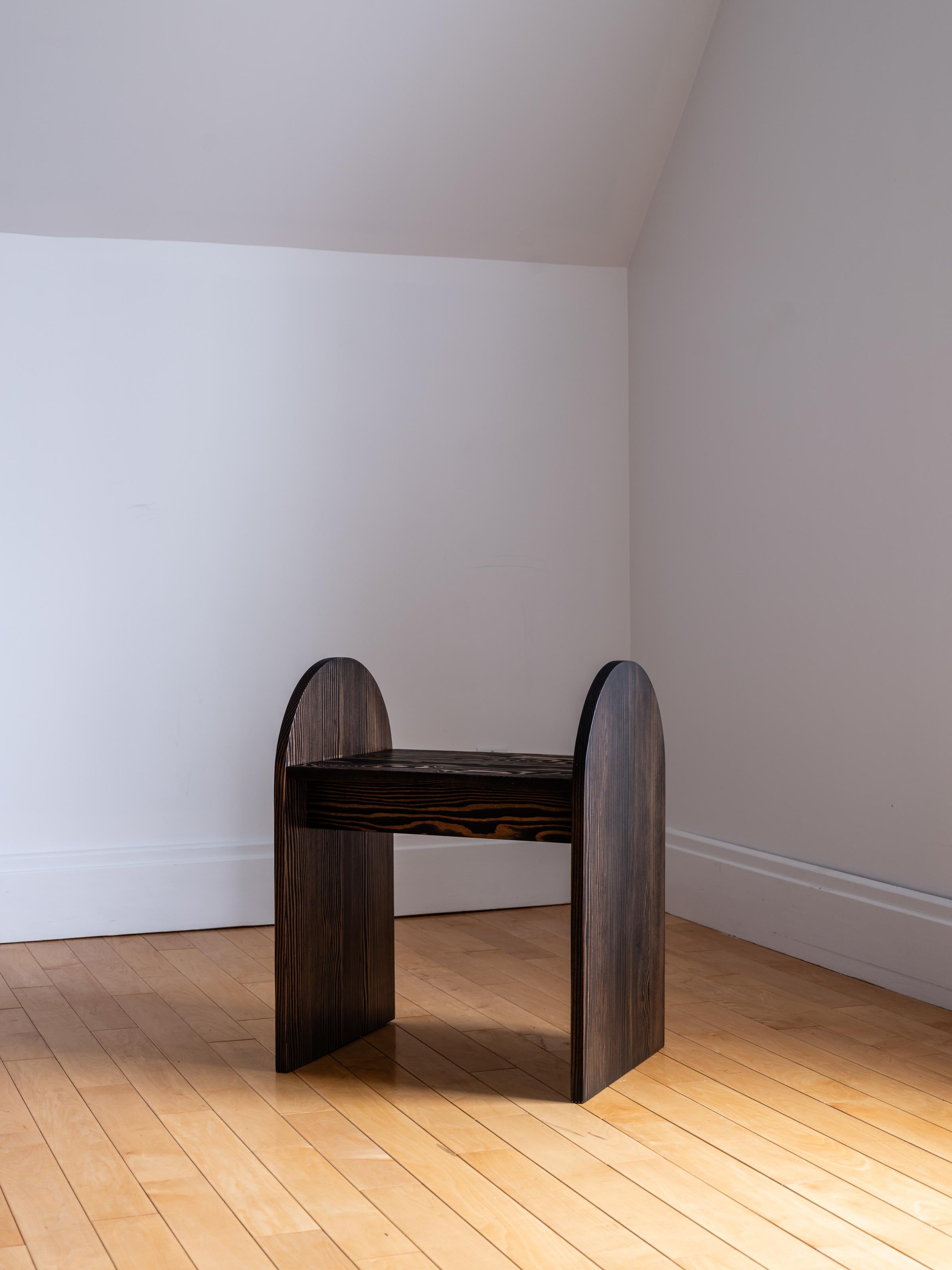 Wood BUIS Stool & Side Table - Handcrafted in Canada - Le Tenon & la Mortaise For Sale