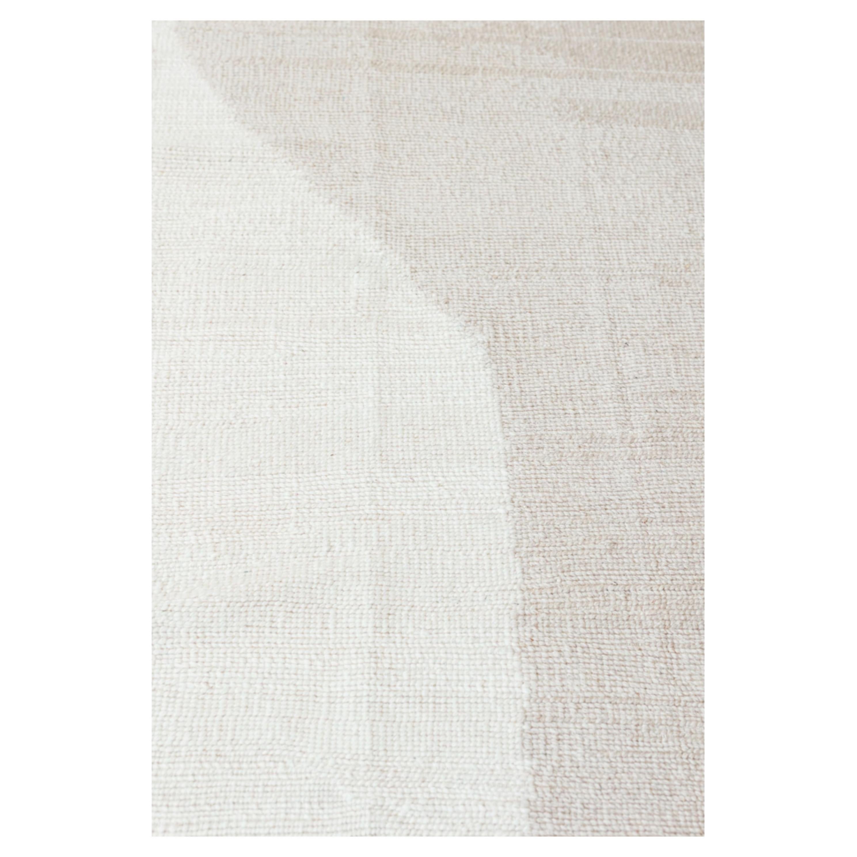 BUJA Custom Berber Wool Rug Modern Handwoven Large Minimalist Contemporary