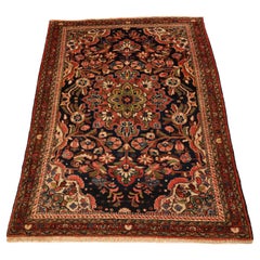 Bukharlu-Hamedan Semi-Antique Rug - 3'7" x 5'1"