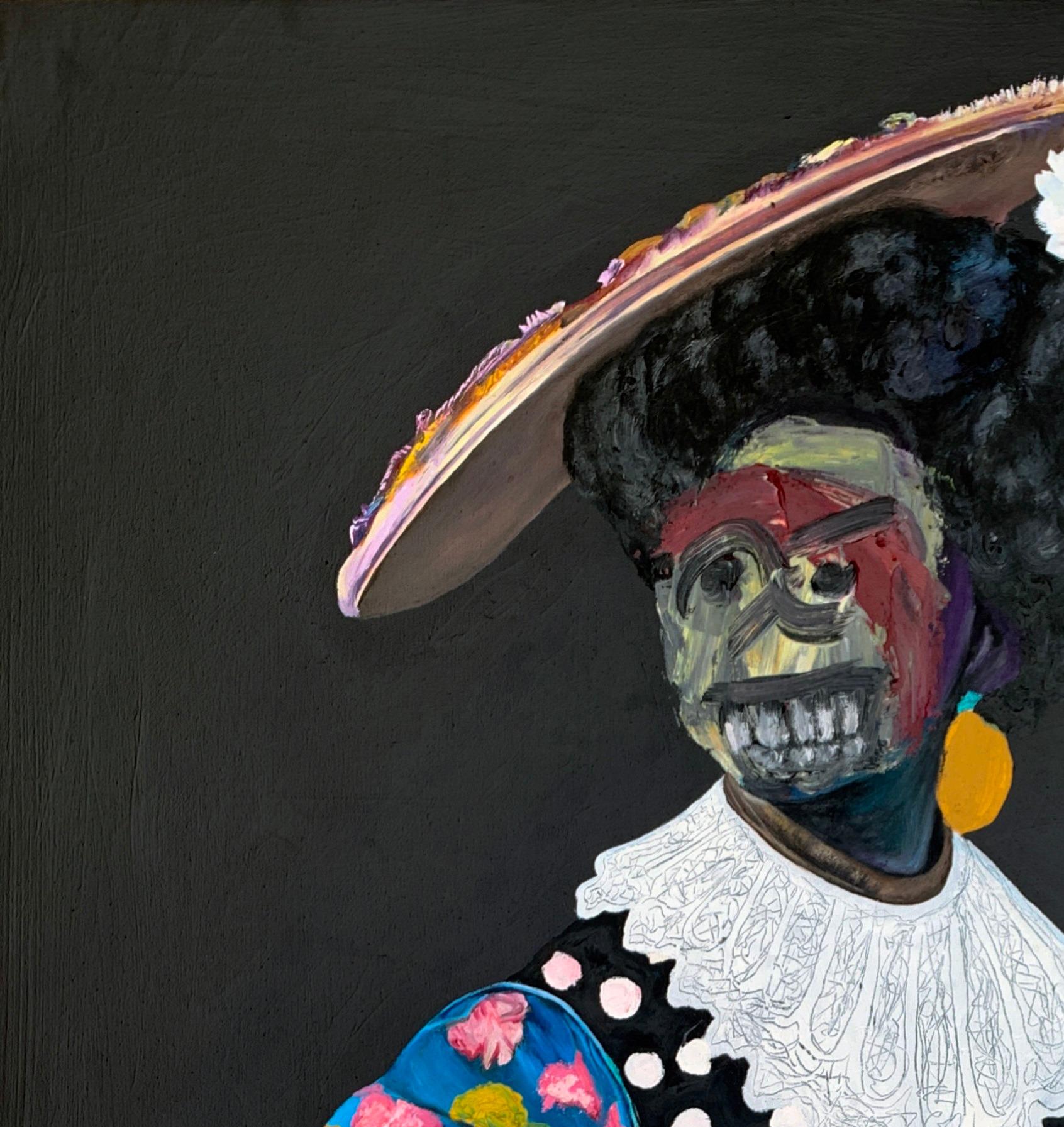 Danza di una nuova estate (Ege)  -21° Secolo, Contemporaneo, Figurativo. Africa - Painting di Bukola Orioye