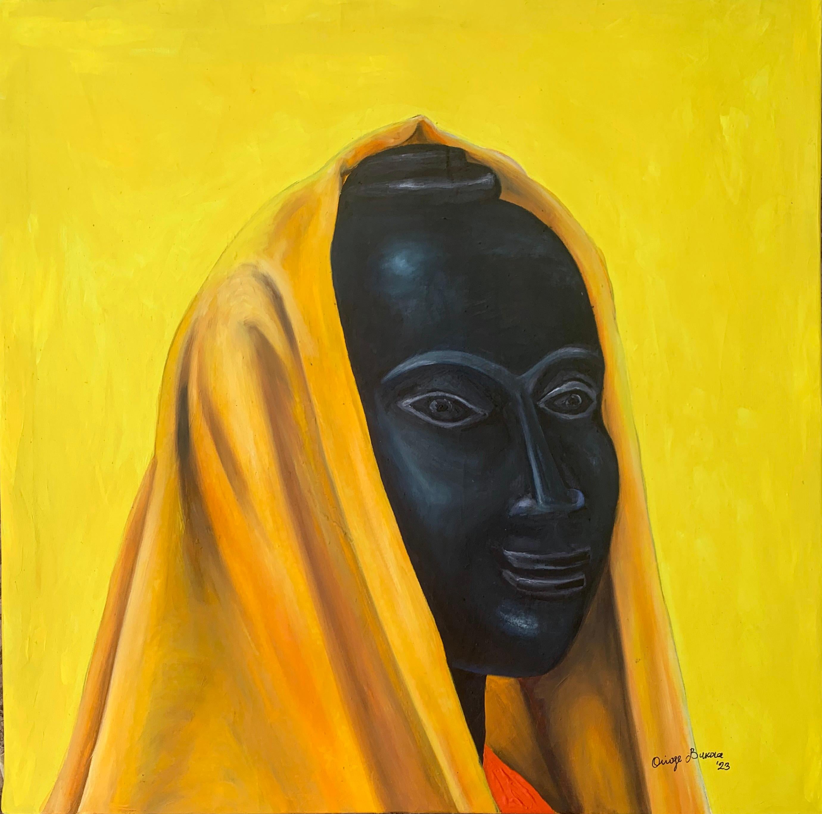 Bukola Orioye Portrait Painting - Guardian