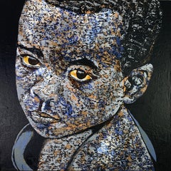 Hope for the Future - Original Contemporary African Child Portrait