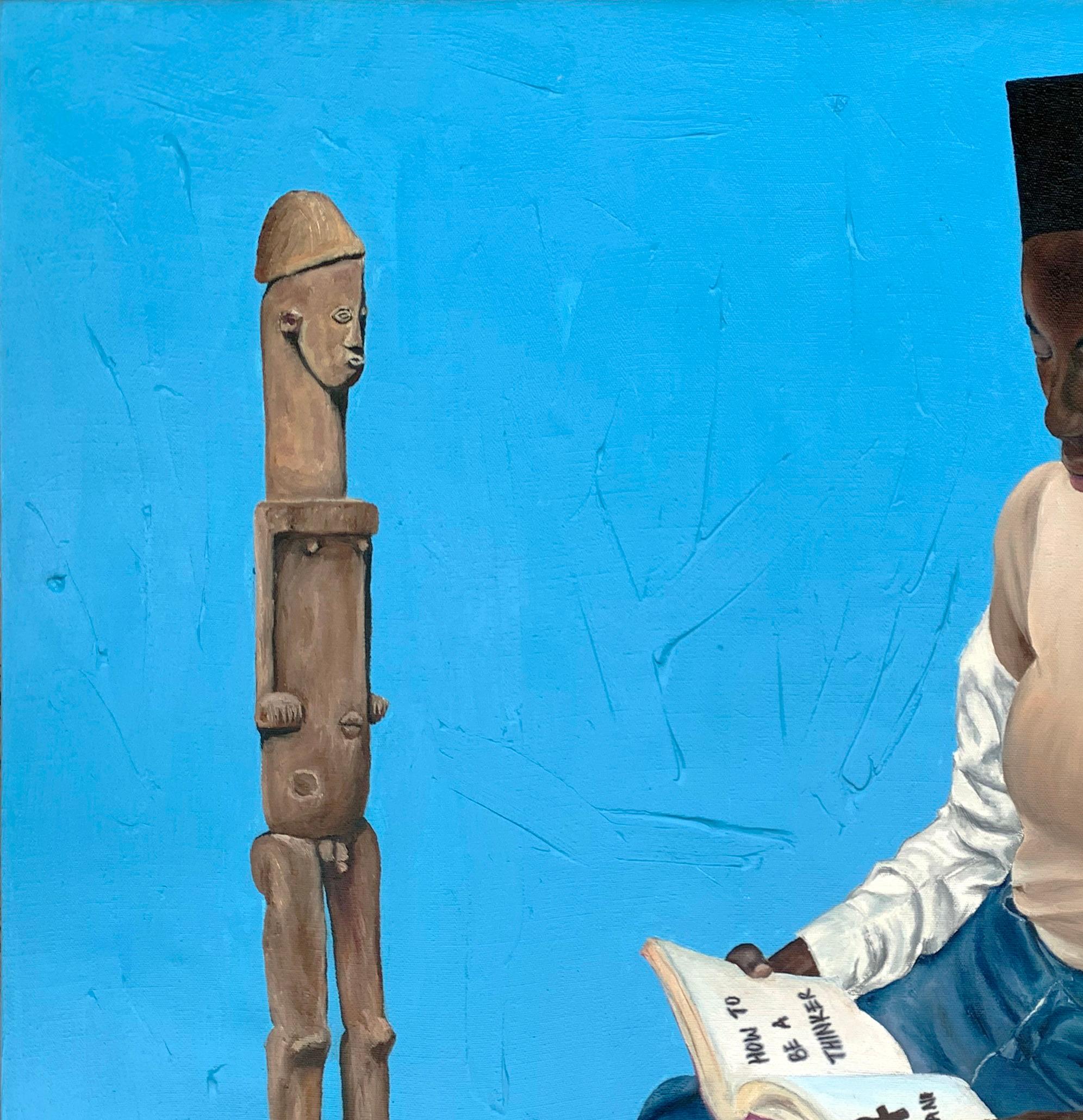 Imparare, disimparare e reimparare l'Africa - Painting di Bukola Orioye