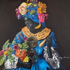 Olomi Sengese (Osun) -21. Jahrhundert, Zeitgenössisch, Figurativ, Afrika Kultur