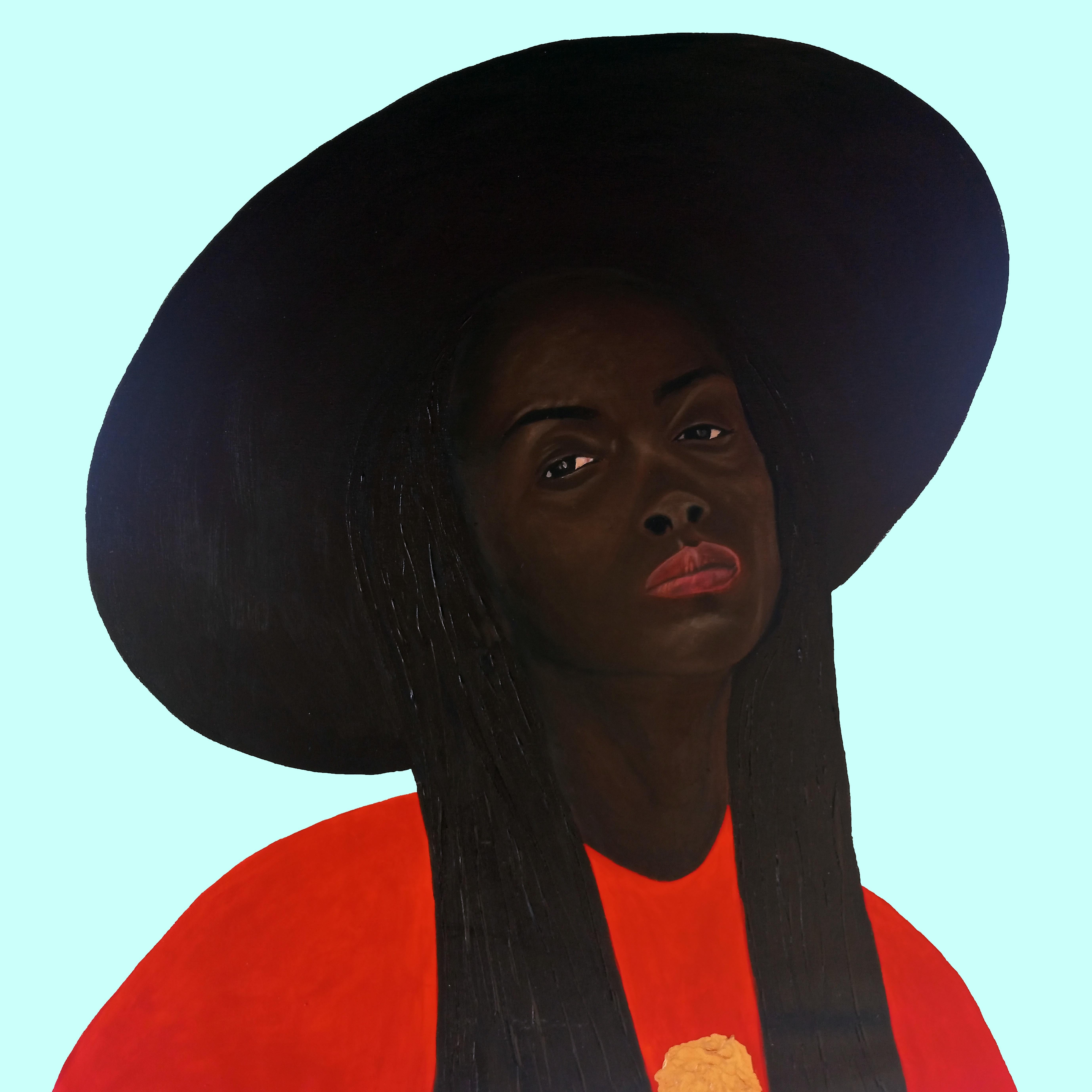 Portrait Painting di Bukola Orioye - Ribelle