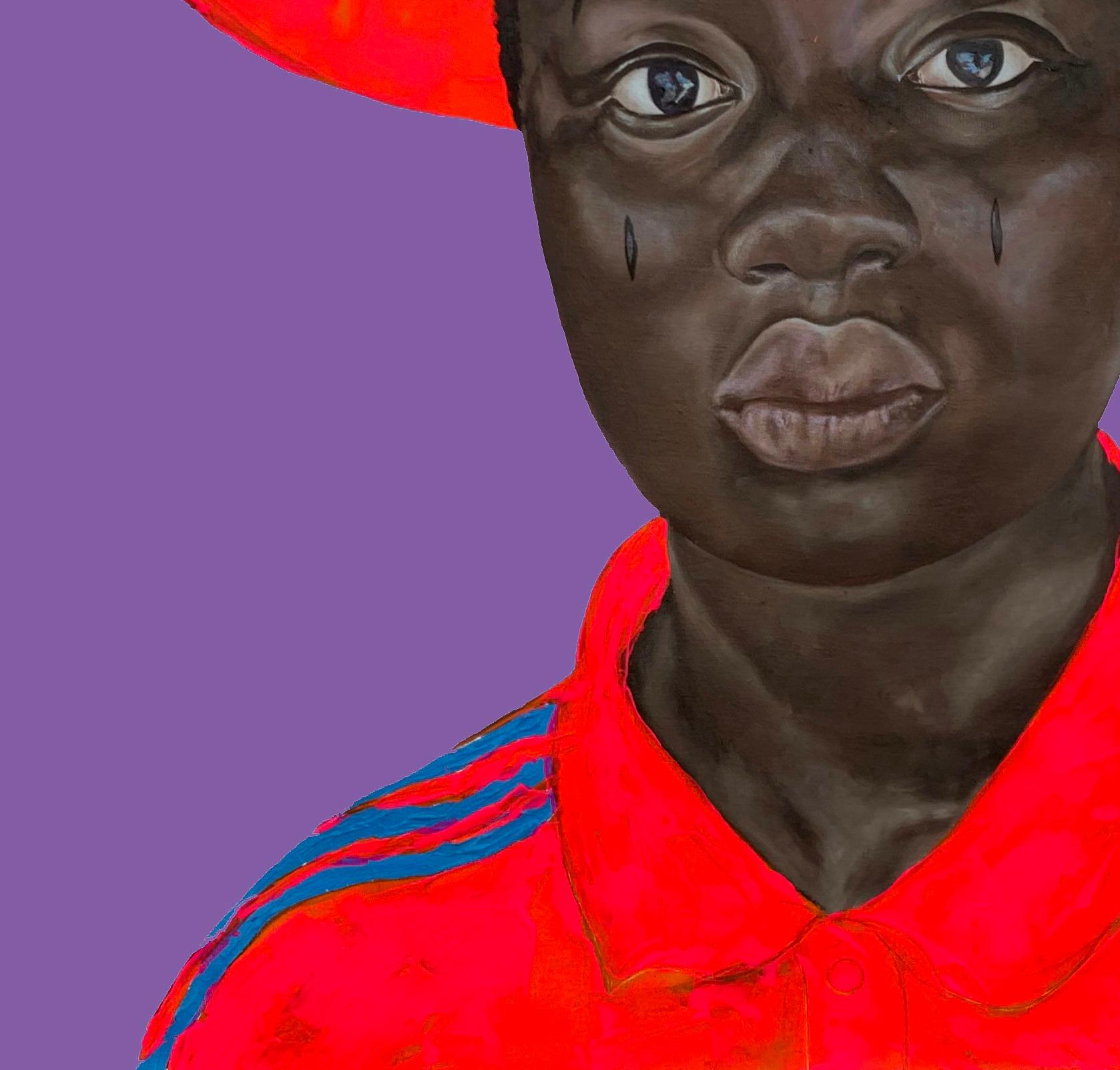 Resilienza 2 - Portrait Painting Viola di Bukola Orioye