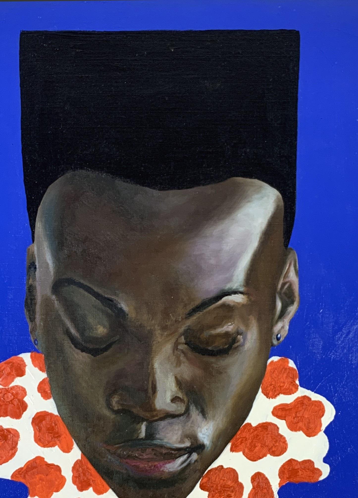 Historias Interiores - Retrato Africano Contemporáneo  Culrure  Identidad - Mixed Media Art Moderno de Bukola Orioye
