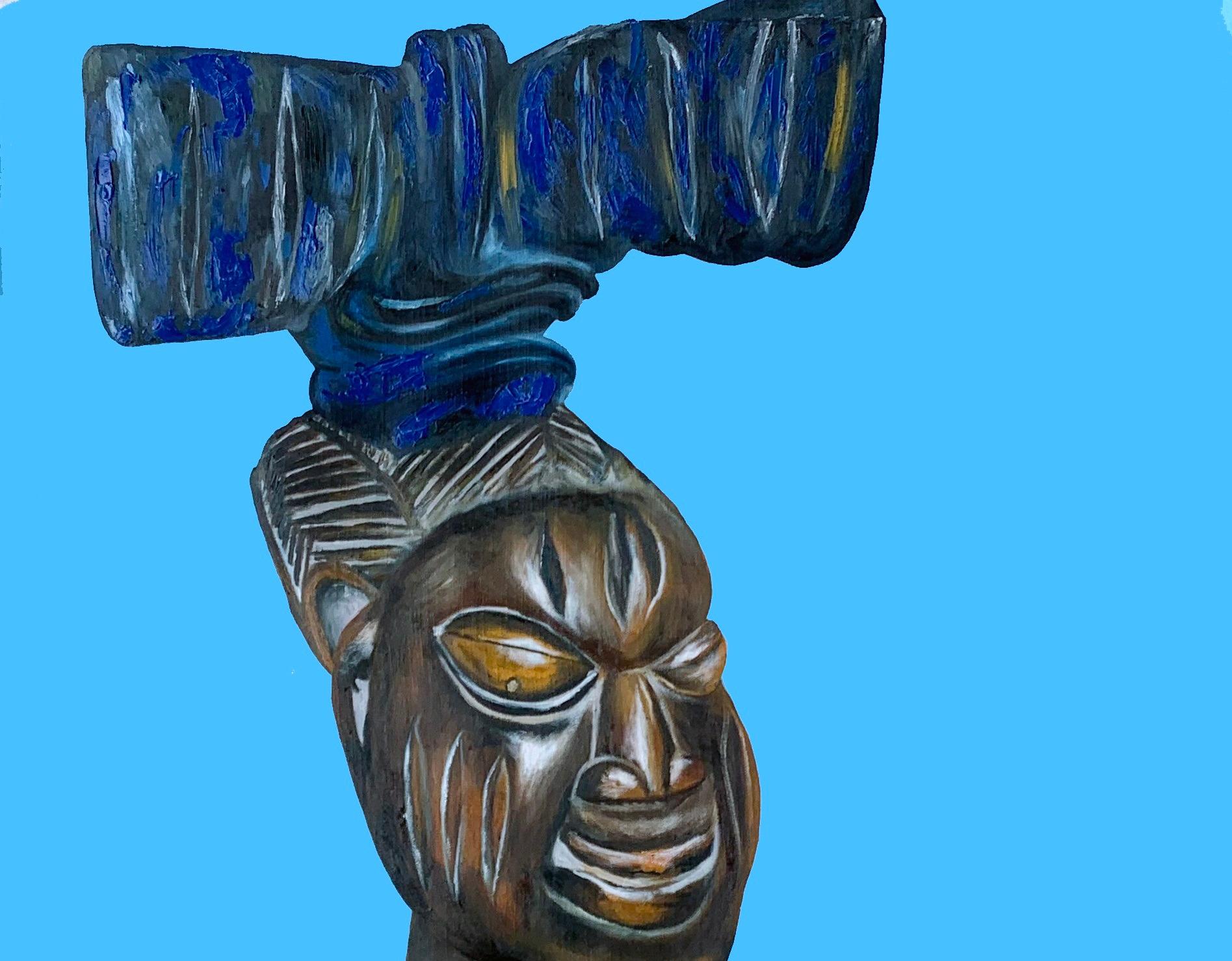 Wiyaala (L'esecutore) - Painting di Bukola Orioye