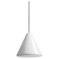 BULB Lámpara de techo cónica mediana con cable gris oscuro by Pedro Sottomayor
