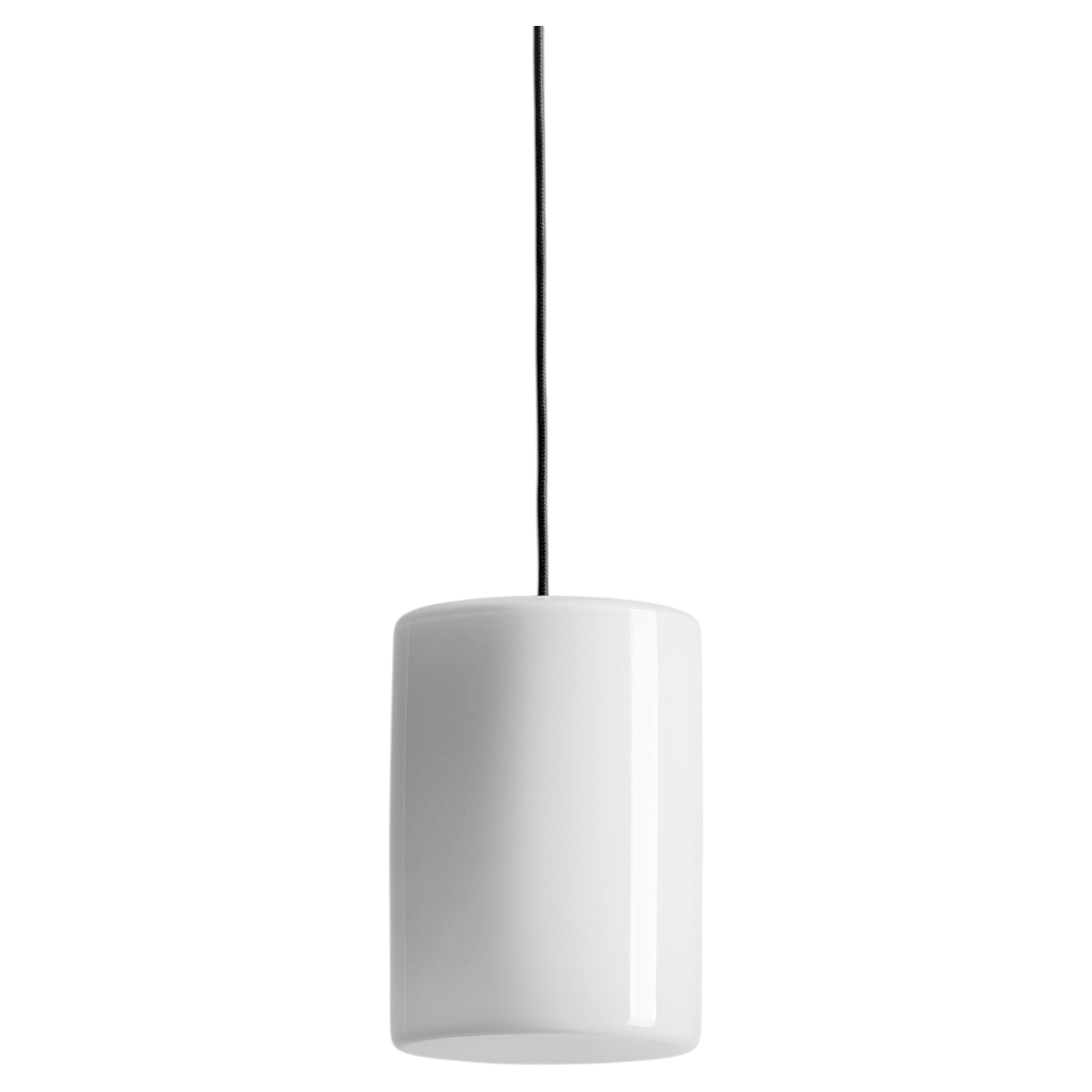 BULB Cylinder Ceiling Lamp Medium with Black Cable For Sale