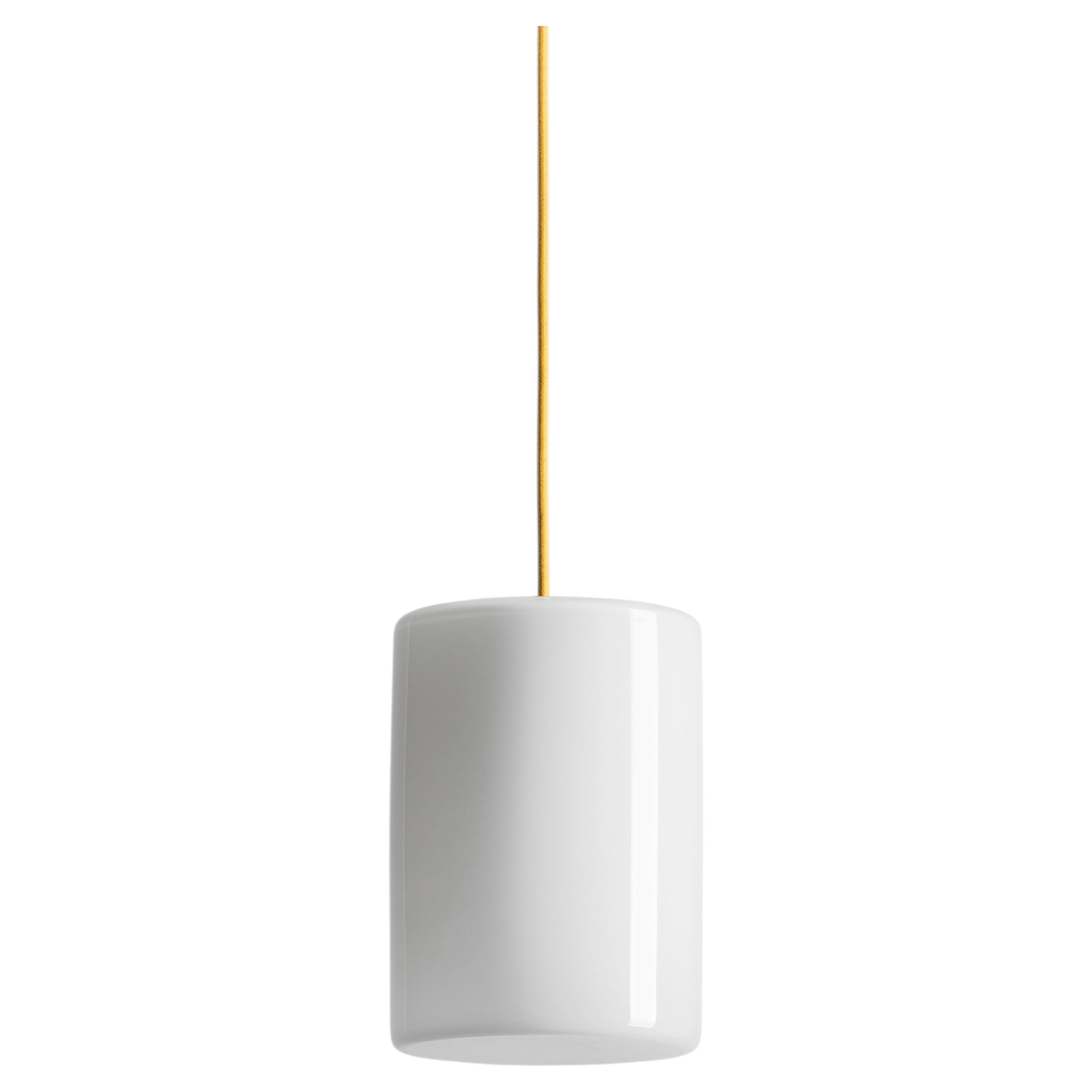 BULB Cylinder Ceiling Lamp Medium with Yellow Cable For Sale