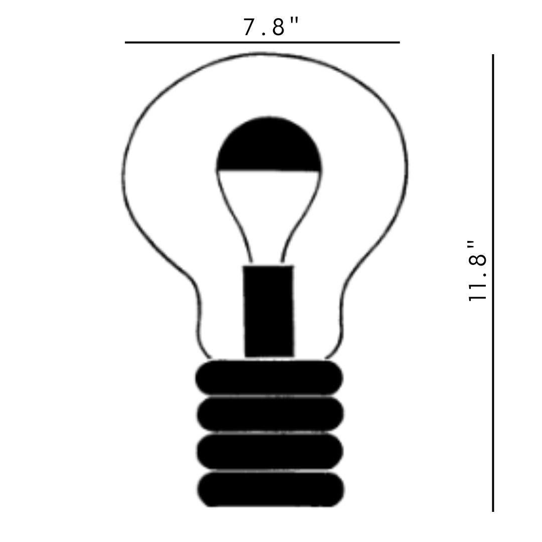 Tischlampe „Bulb“ aus mundgeblasenem Murano-Kristallglas in Chrom für Ingo Maurer (21. Jahrhundert und zeitgenössisch) im Angebot