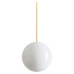 BULB Sphere Ceiling Lamp Medium with Yellow Cable by Pedro Sottomayor