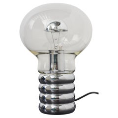 Bulb table light designed by Ingo Maurer, Munich 1966.