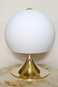 BULBO - big table lamp with brass, nickel or chrome finish - by Candas