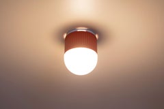 Bulbo Sconce and Flush Mount in Red by Barbieri & Marianelli for Tronconi