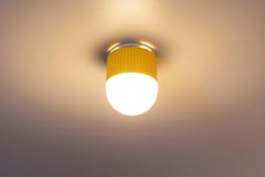 Bulbo Sconce and Flush Mount in Yellow by Barbieri & Marianelli for Tronconi