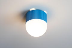 Bulbone Sconce and Flush Mount in Blue by Barbieri & Marianelli for Tronconi
