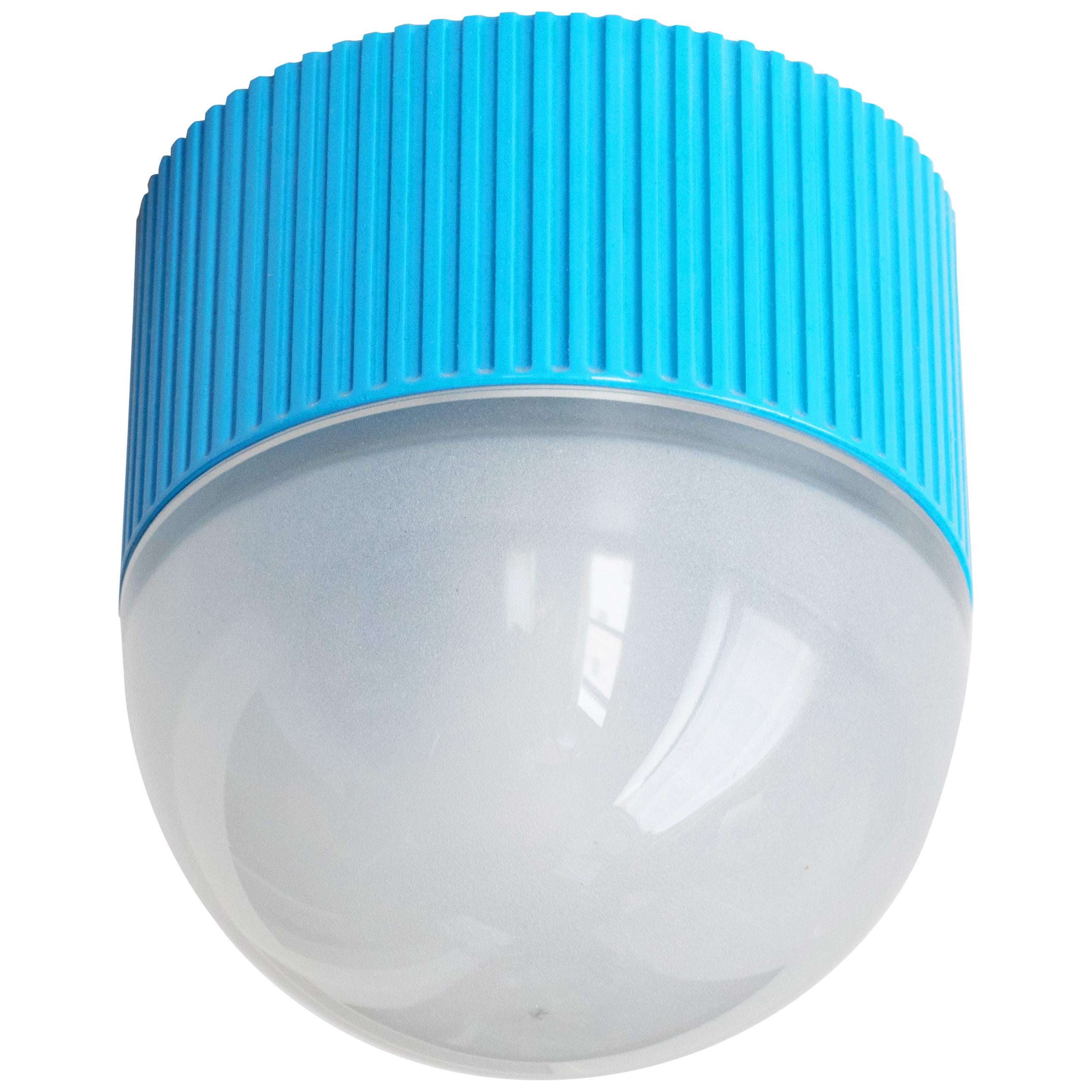 Bulbone Sconce and Flush Mount in Blue by Barbieri & Marianelli for Tronconi