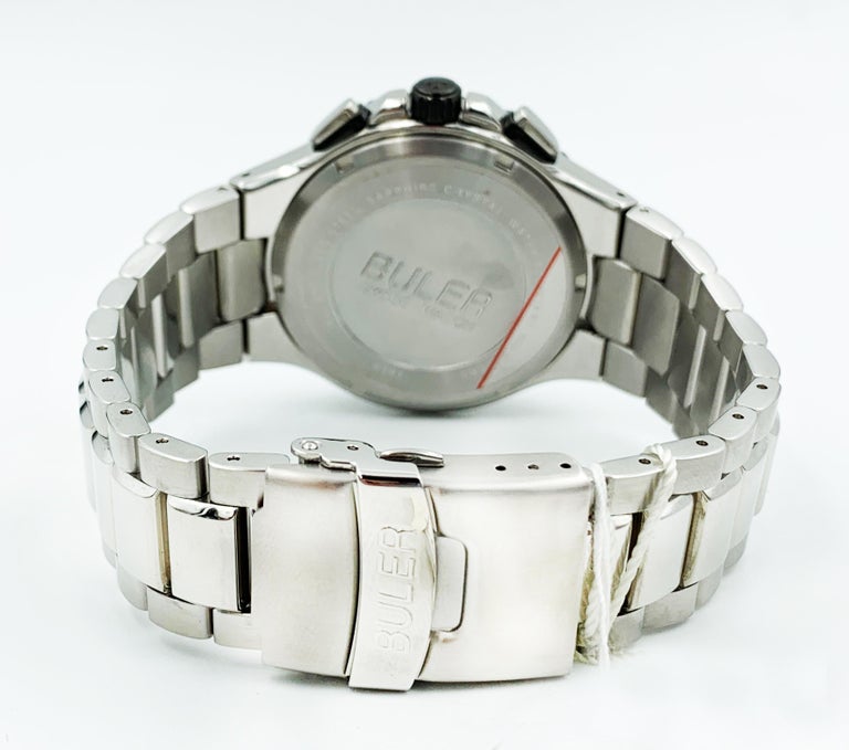Buller Watch Buler Adventure Stainless Steel Swiss Made Quartz Men's Watch 36123 For ...