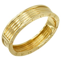 Antique Bvlgari B Zero1 18k gold  Bangle Bracelet