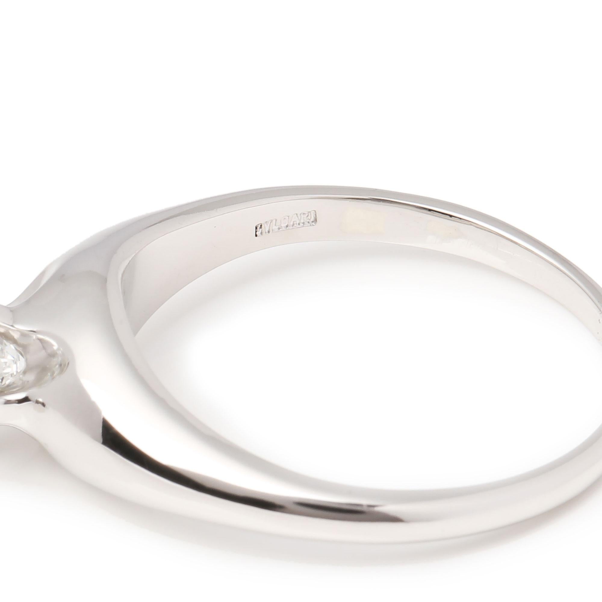 Bulgari 0.30ct Brilliant Cut Diamond Platinum Solitaire Ring

Product Details
Xupes Ref: J688
Brand: Bulgari
Model: 0.30ct Diamond Corona Ring
Type: Ring
Material(s): Platinum
Gemstone: Diamond
UK Ring Size: K
EU Ring Size: 50
US Ring Size: 5