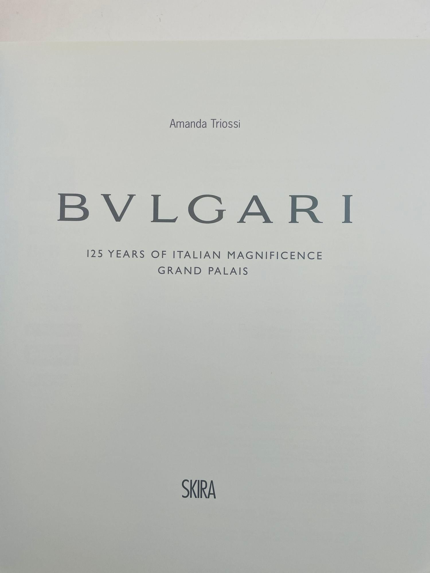 Bulgari : 125 años de magnificencia italiana por Amanda Triossi Libro de tapa dura Papel en venta