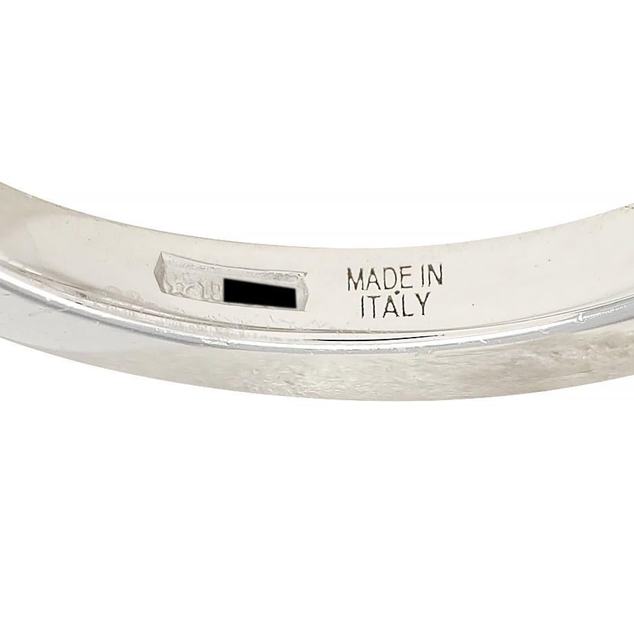 Bulgari 1.36 CTW Oval Cut Diamond Platinum Contemporary Engagement Ring GIA For Sale 10