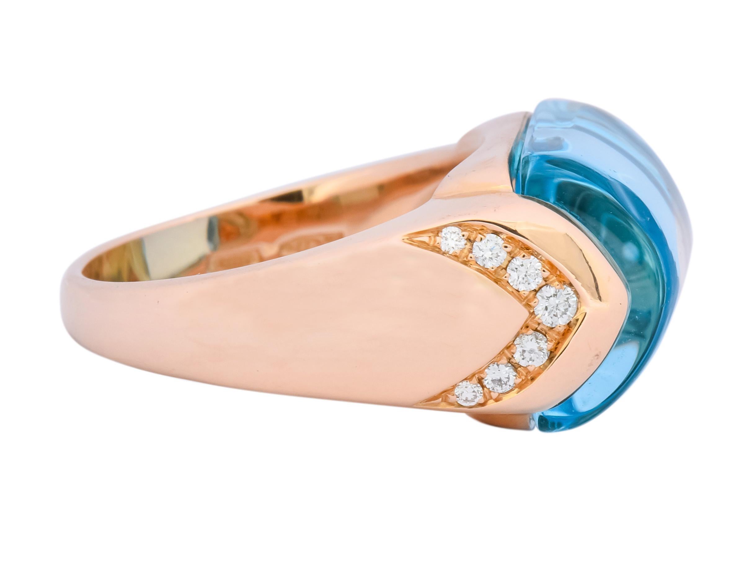 bvlgari blue diamond ring