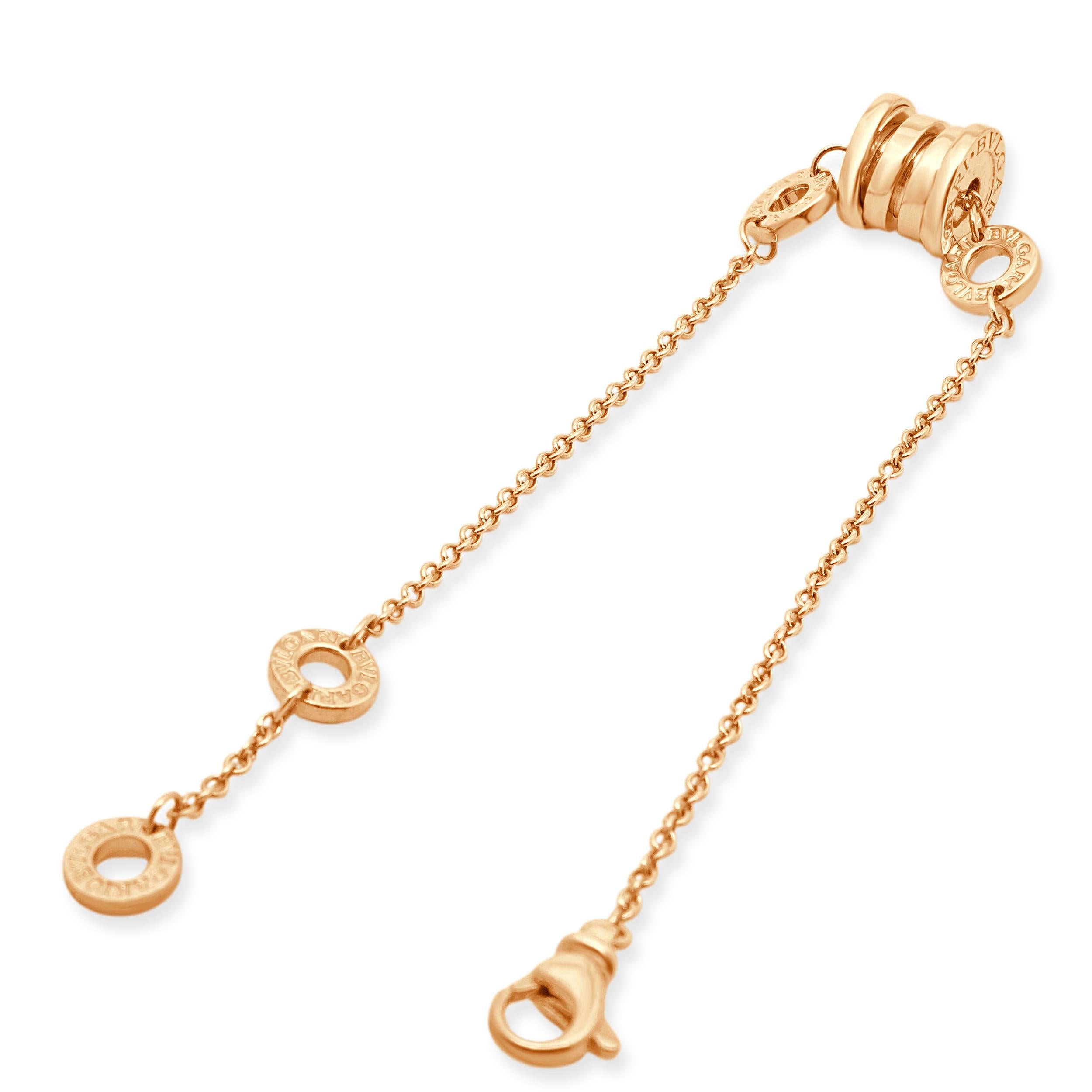 Bulgari Bracelet B.Zero 1 en or rose 18 carats Excellent état - En vente à Scottsdale, AZ