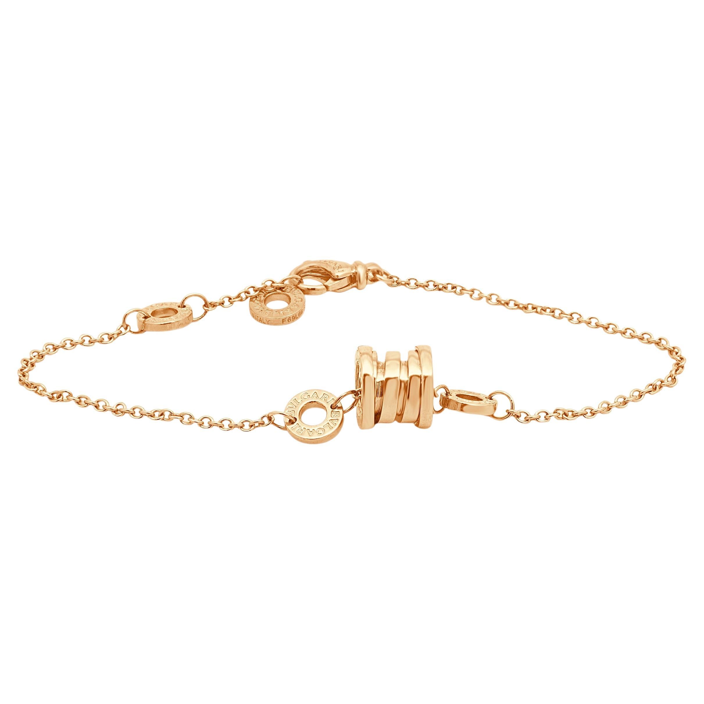 Bulgari Pulsera de oro rosa de 18 quilates B.Zero 1