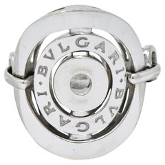 Bulgari 18 Karat White Gold Astrale Cerchi Concentric Circle Ring