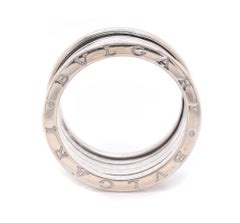 Bulgari 18 Karat Weißgold B. Zero 1 Ring