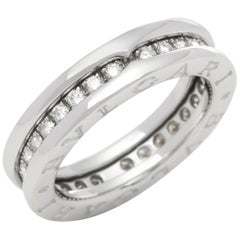 Bulgari 18 Karat White Gold B.Zero 1 Ring