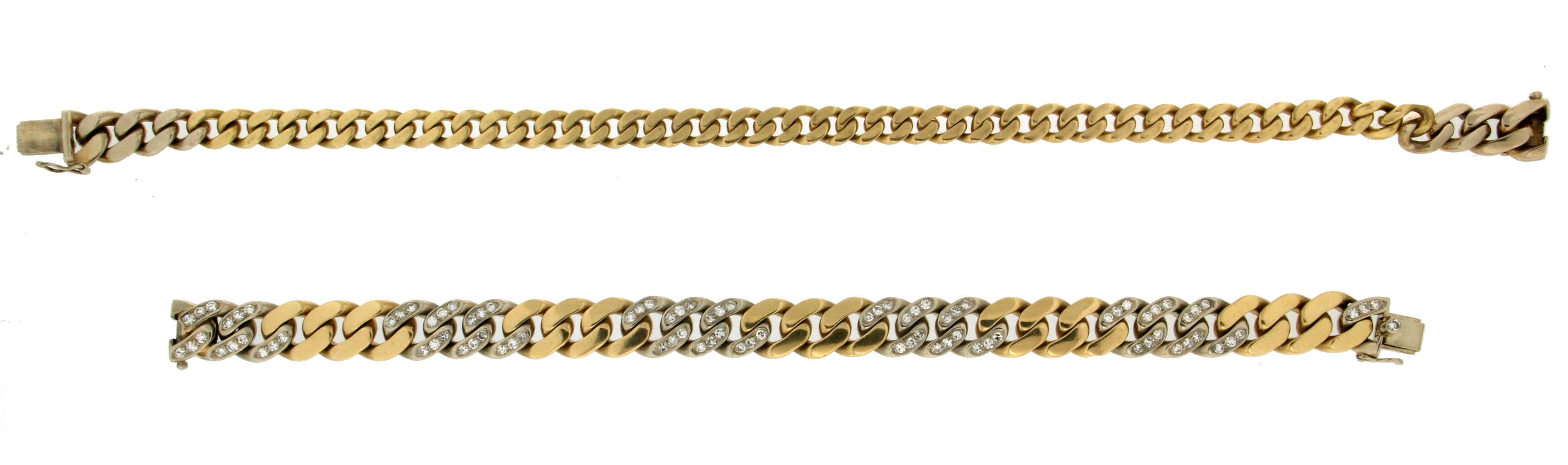 Bulgari 18 Karat Yellow Gold Diamonds Choker Necklace In Excellent Condition In Marcianise, IT