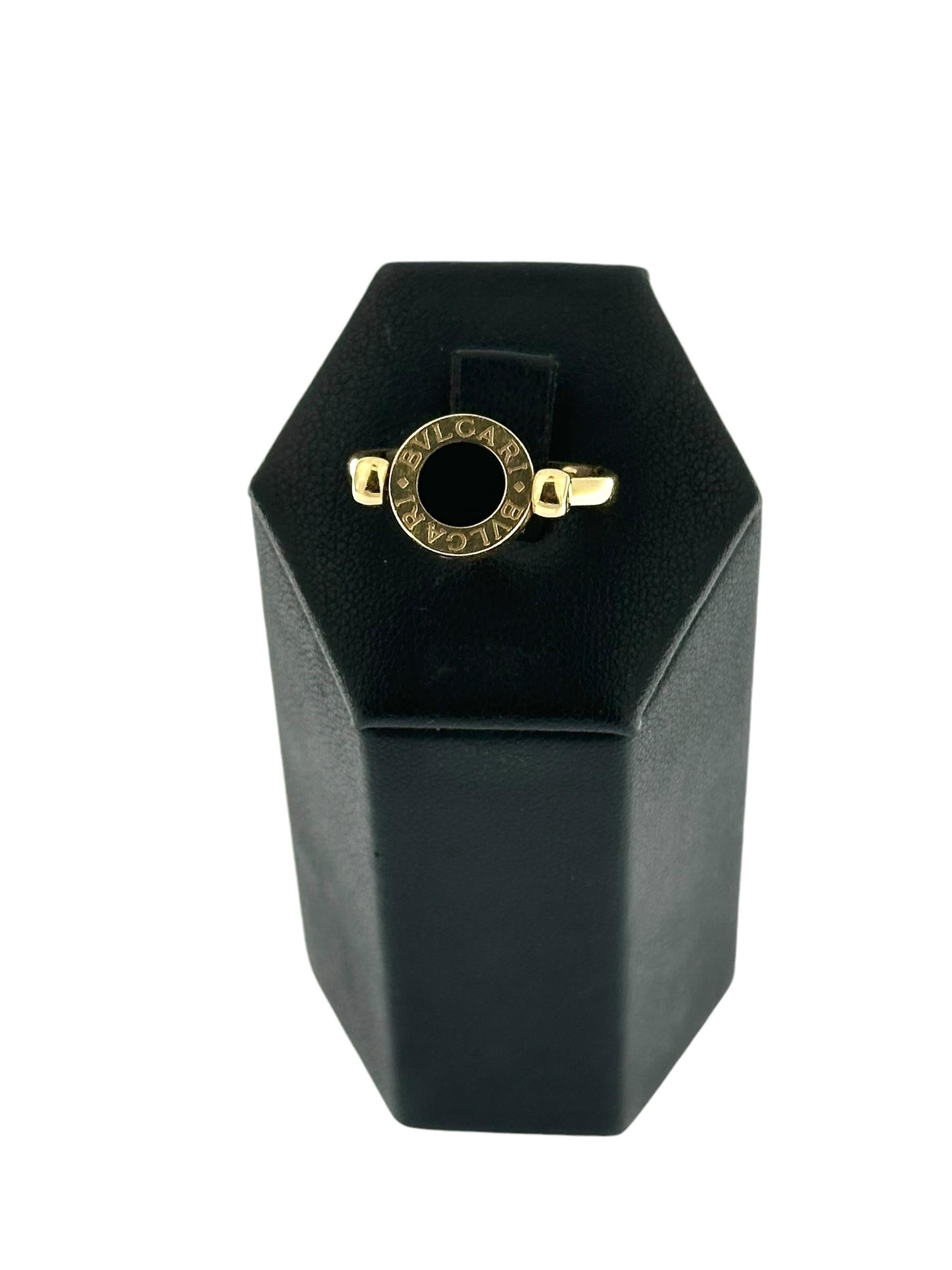 Bulgari 18 karat Yellow Gold Flip Ring 1