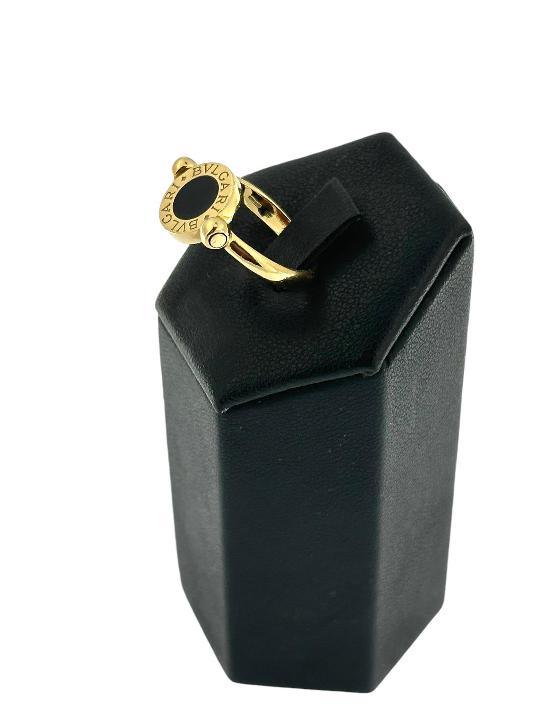 Bulgari 18 karat Yellow Gold Flip Ring 2